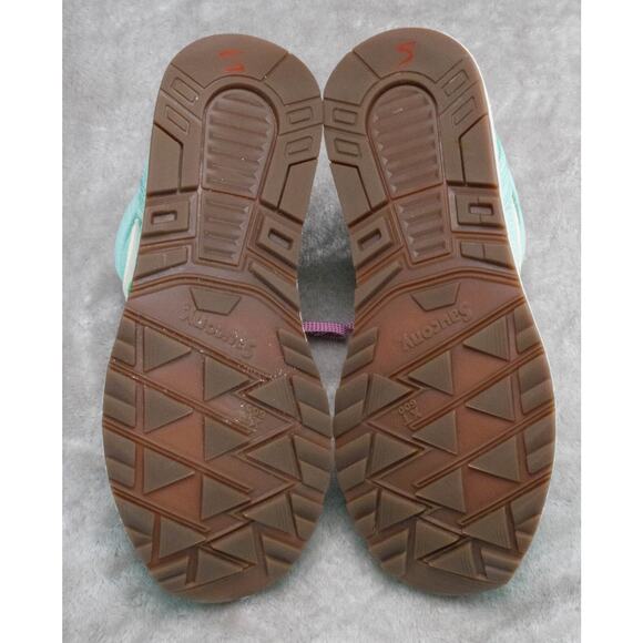 Saucony Shadow 6000 Earth Citizen Green Leather Pink Sneakers Womens 10 Mens 8 - Picture 6 of 16